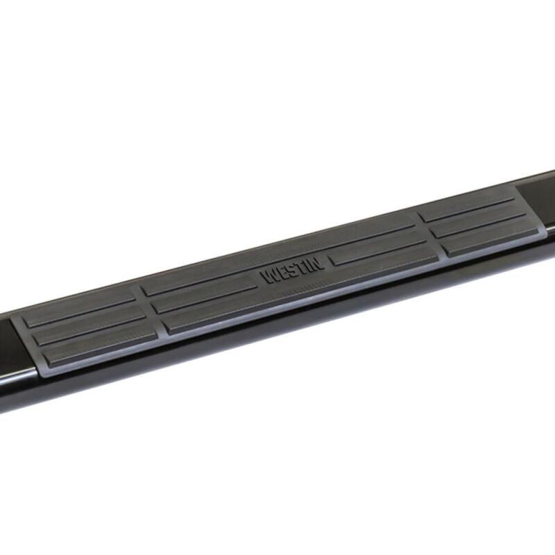 Westin Premier 6 in Oval Side Bar - Mild Steel 85 in - Black Nerf Bars Westin