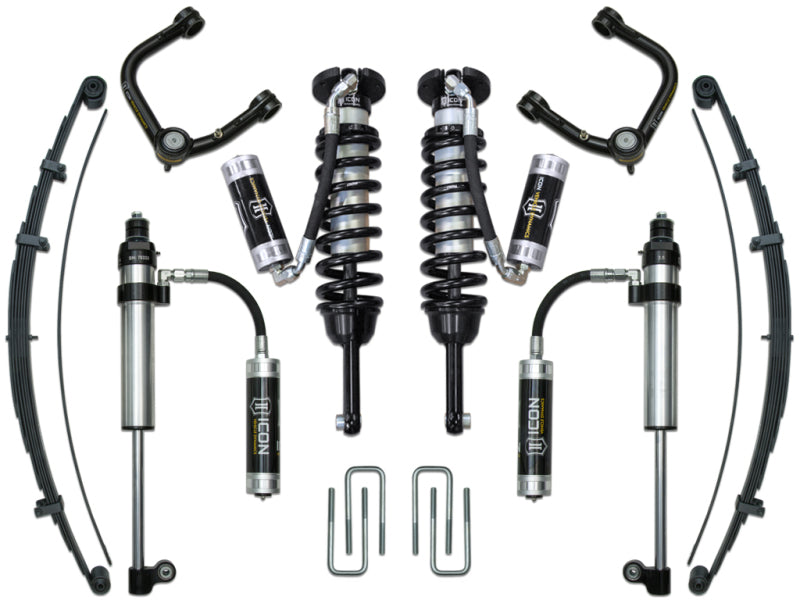 ICON 05-15 Toyota Tacoma 0-3.5in/16-17 Toyota Tacoma 0-2.75in Stg 8 Suspension System w/Tubular Uca Coilovers ICON