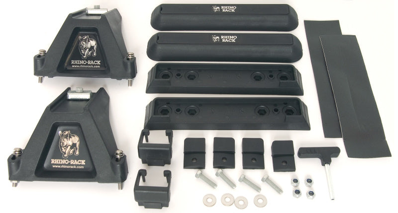 Rhino-Rack Heavy Duty Fixed Mount Cap/Topper Leg Set - High Profile - 2 pcs Roof Rack Rhino-Rack