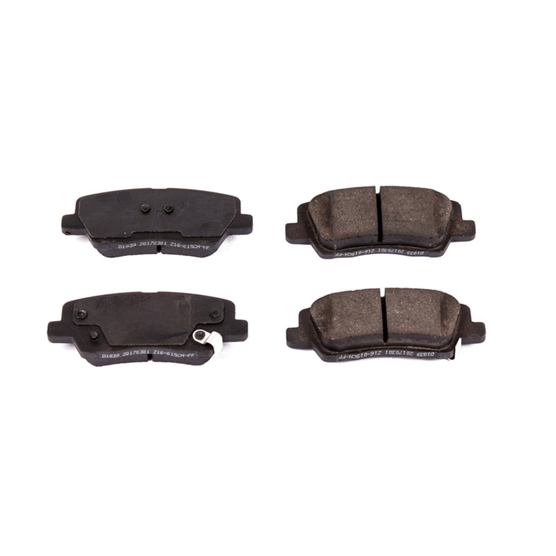 Power Stop 2016 Cadillac ATS Rear Z16 Evolution Ceramic Brake Pads Brake Pads - OE PowerStop