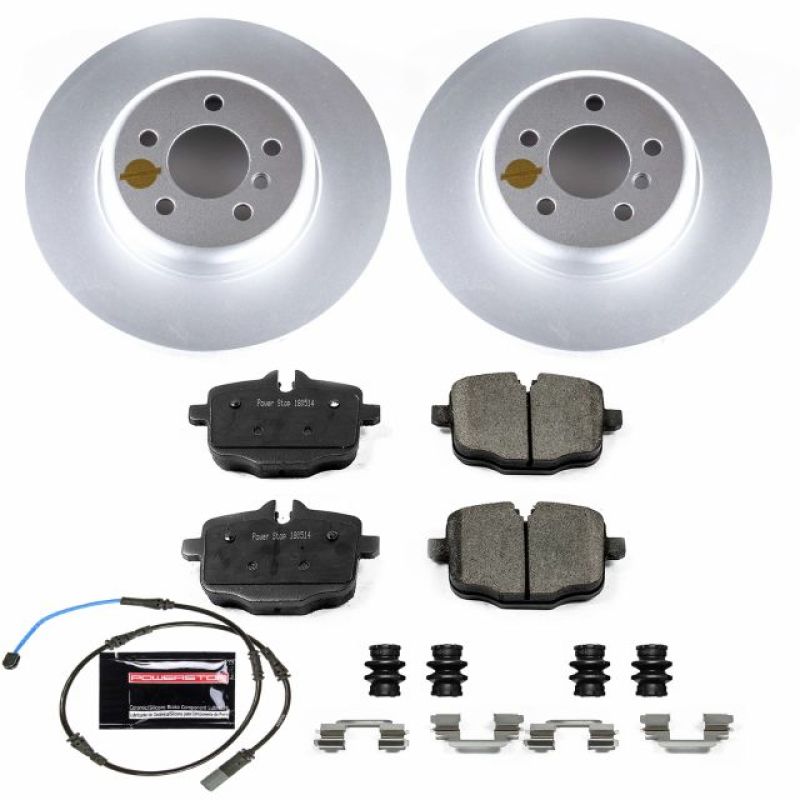 Power Stop 11-16 BMW 550i Rear Z23 Evolution Sport Coated Brake Kit Brake Kits - Performance D&S PowerStop