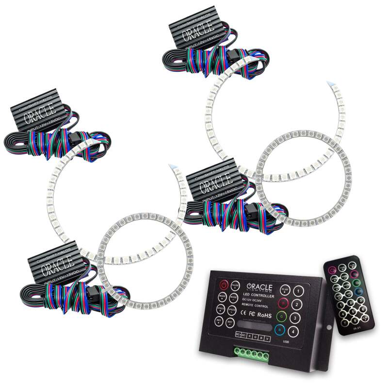 Oracle Ford FiveHundred 05-07 Halo Kit - ColorSHIFT w/ 2.0 Controller Headlights ORACLE Lighting