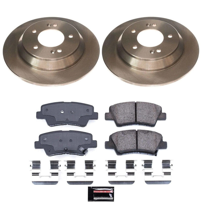 Power Stop 22-23 Hyundai Kona Rear Autospecialty Brake Kit Brake Kits - OE PowerStop