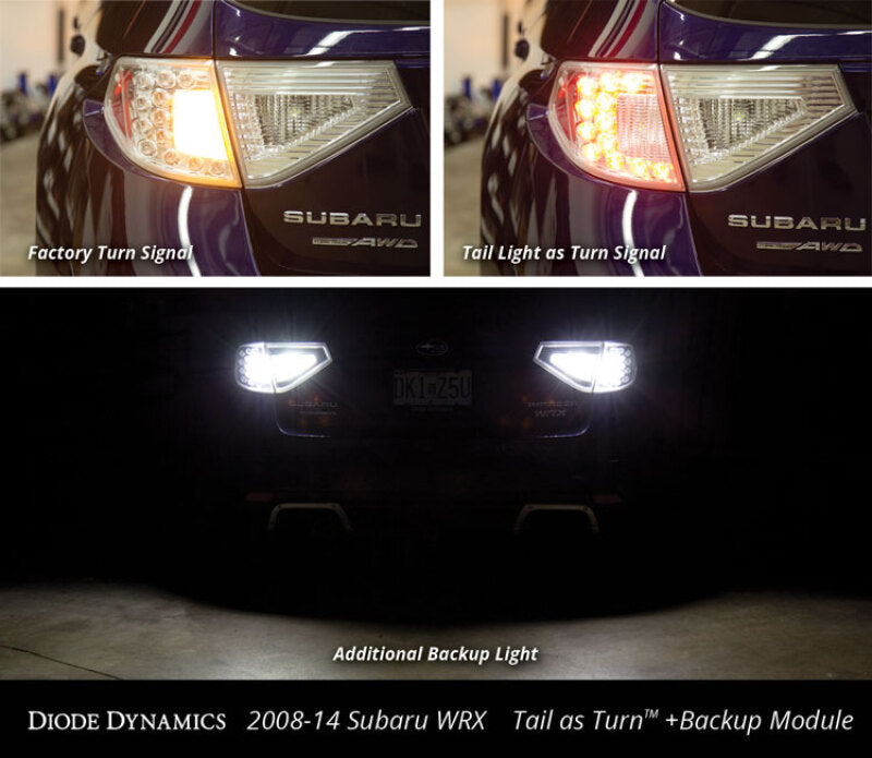 Diode Dynamics 08-14 Subaru WRX/STi Hatchback Tail as Turn +Backup Module (USDM) Module Only Light Accessories and Wiring Diode Dynamics