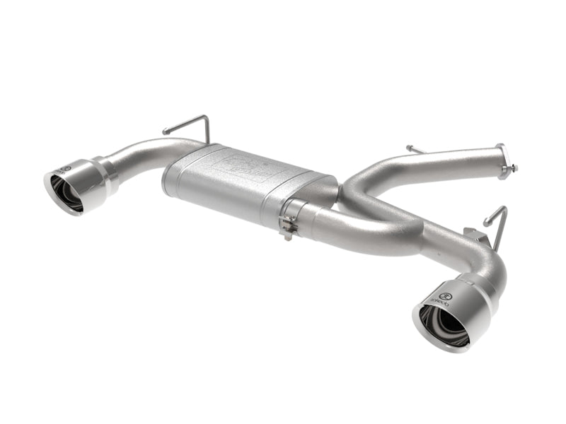 aFe Power Axle Back Exhaust - 19-20 Hyundai Veloster N L4-2.0L (t) w/ Polished tips Axle Back aFe