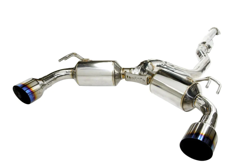 Invidia 2009+ Mitsubishi Evo X Dual N1 Titanium Tip Cat-back Exhaust Catback Invidia