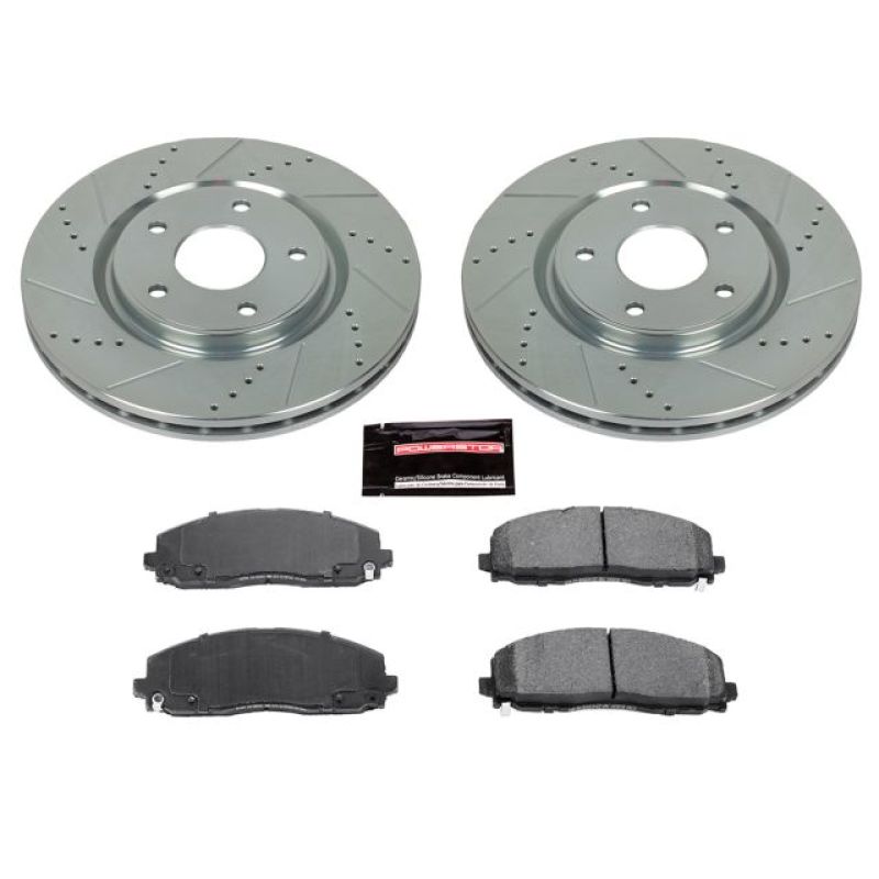 Power Stop 17-19 Chrysler Pacifica Front Z23 Evolution Sport Brake Kit Brake Kits - Performance D&S PowerStop