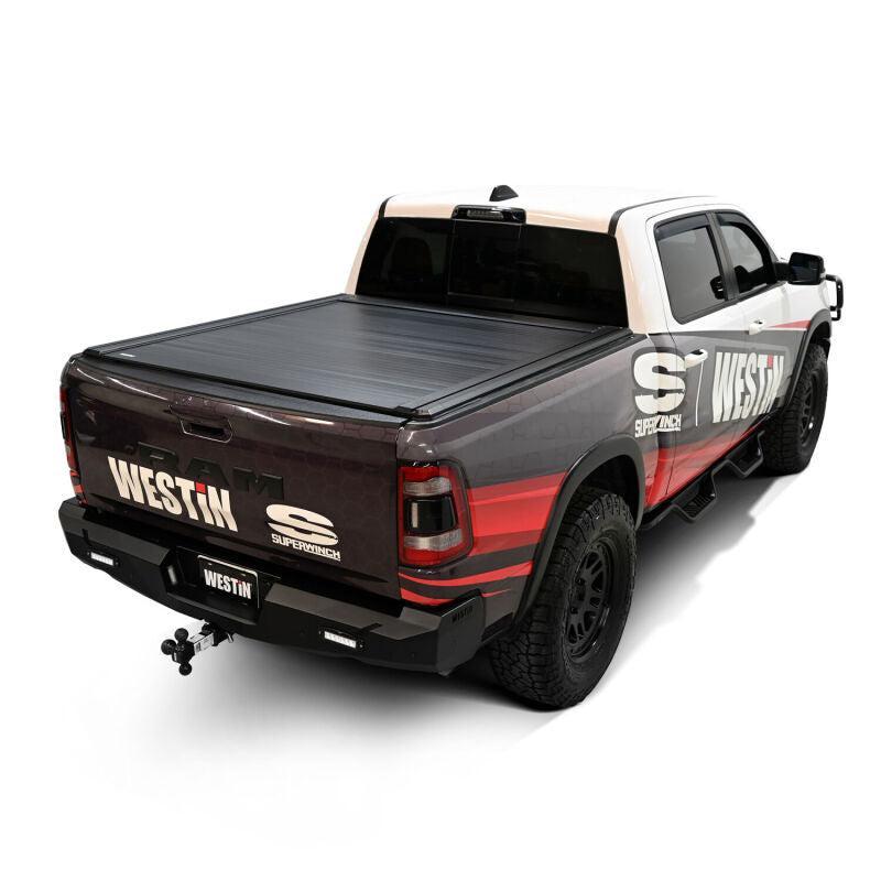 Westin 19-26 RAM 1500 New Body 5ft 7in. (67in) Bed Electric Retractable Tonneau Cover - Black Tonneau Covers - Retractable Westin