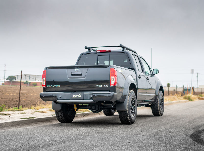 Borla 05-19 Nissan Frontier 4.0L V6 AT/MT Regular Cab S-type Exhaust (2wd/4wd) - Black Chrome Tip Catback Borla