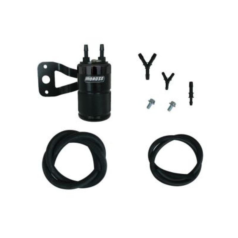 Moroso H-D Twin Cam (w/Vance & Hines VO2 Air Cleaner Excl VO2 90) Air Oil Separator - Black Oil Separators Moroso