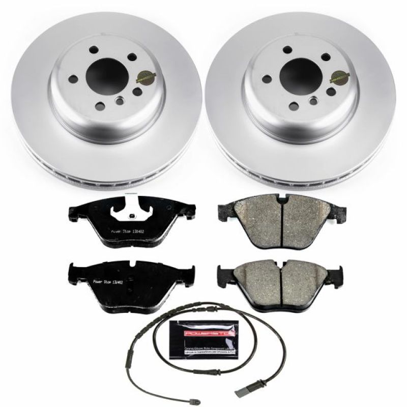 Power Stop 14-16 BMW 535d Front Z23 Evolution Sport Coated Brake Kit Brake Kits - Performance D&S PowerStop