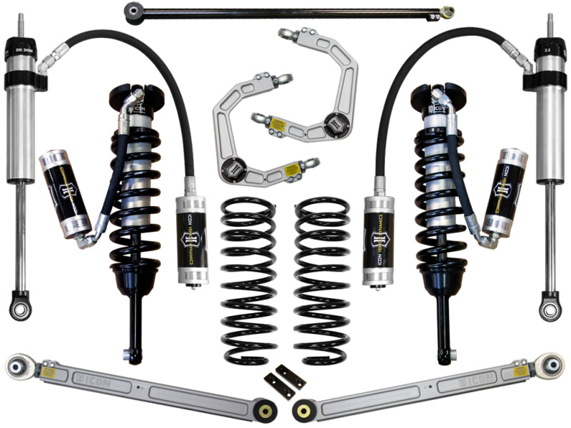 ICON 2010+ Toyota FJ/4Runner 0-3.5" Stage 5 Suspension System w/ Billet UCA Suspension Arms & Components ICON