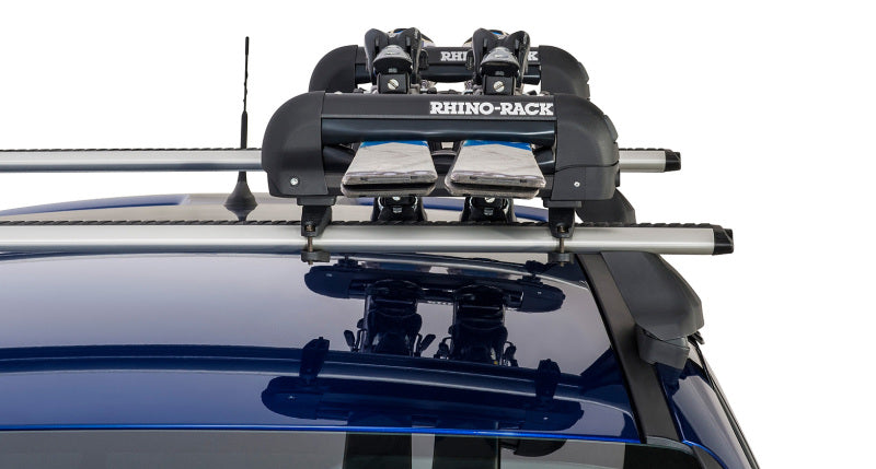 Rhino-Rack Universal Ski Carrier - Fits 2 Pairs of Skis - Black Winter Sport Racks Rhino-Rack