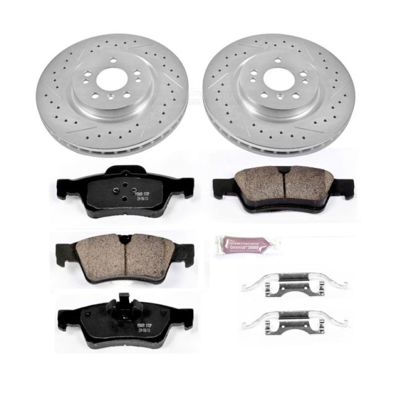 Power Stop 10-11 Mercedes-Benz ML450 Rear Z23 Evolution Sport Brake Kit Brake Kits - Performance D&S PowerStop