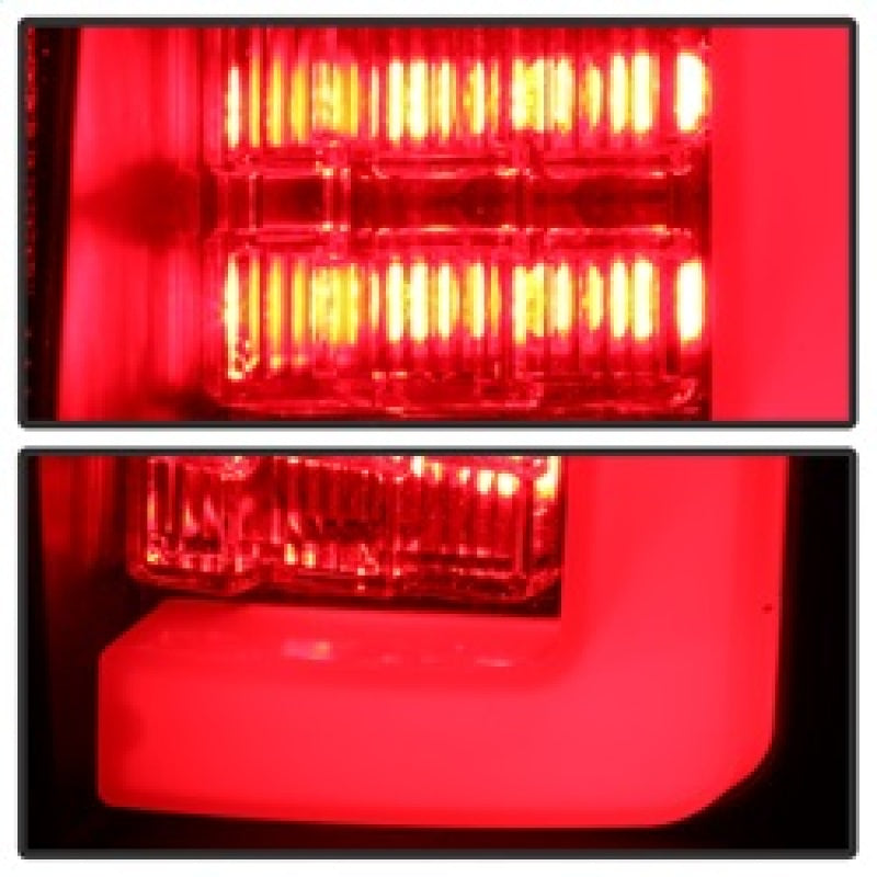 Spyder 09-14 Ford F150 V2 Light Bar LED Tail Lights - Black (ALT-YD-FF15009V2-LBLED-BK) Tail Lights SPYDER