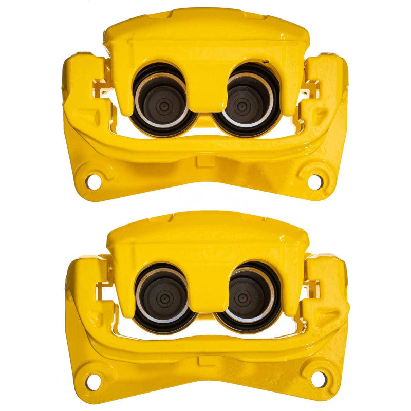 Power Stop 17-20 Toyota 86 Front Yellow Caliper w/Bracket (Pair) Brake Calipers - Perf PowerStop