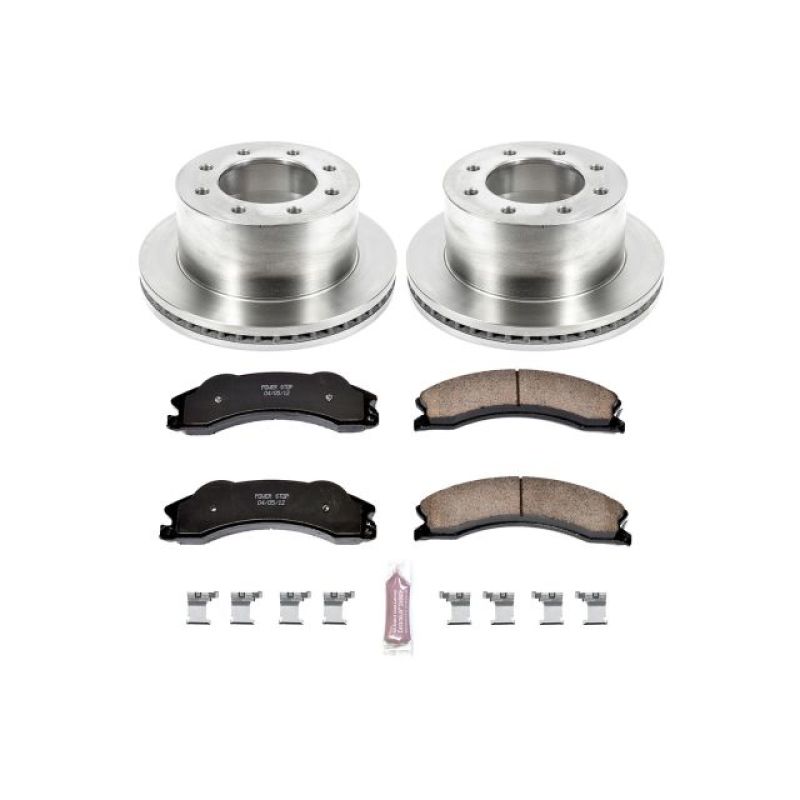 Power Stop 11-19 GMC Sierra 3500 HD Rear Autospecialty Brake Kit Brake Rotors - OE PowerStop