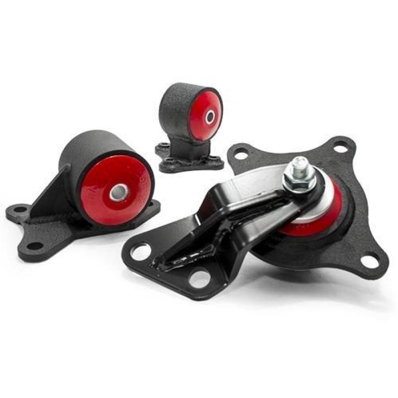 Innovative 01-05 Civic D-Series Black Steel Mounts 85A Bushings Engine Mounts Innovative Mounts