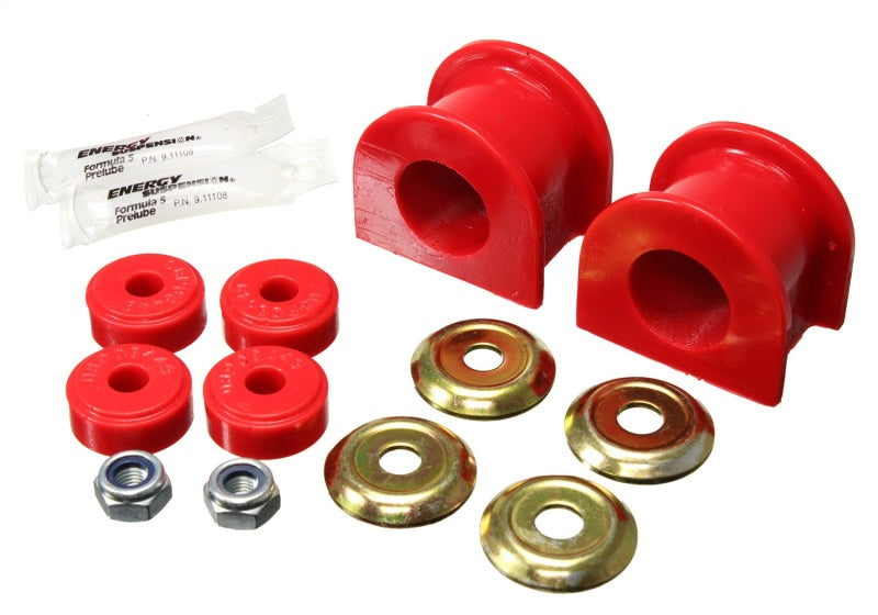 Energy Suspension 05-15 Toyota Tacoma 2WD 30mm Front Sway Bar Bushing Set - Red Bushing Kits Energy Suspension