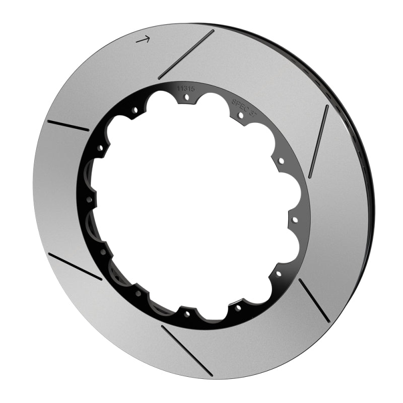 Wilwood Rotor-SV-GT 72 SPC-37 -RH 14.25 x 1.25 - 12 on 8.75in (Black) Brake Rotors - 2 Piece Wilwood