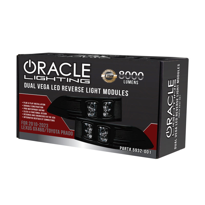 Oracle 14-23 Lexus GX460 Dual VEGA LED Reverse Light Modules Headlights ORACLE Lighting