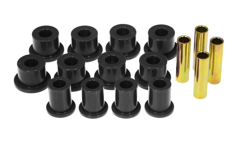 Prothane 89-99 Toyota Truck 4wd Rear Spring & Shackle Bushings - Black Bushing Kits Prothane
