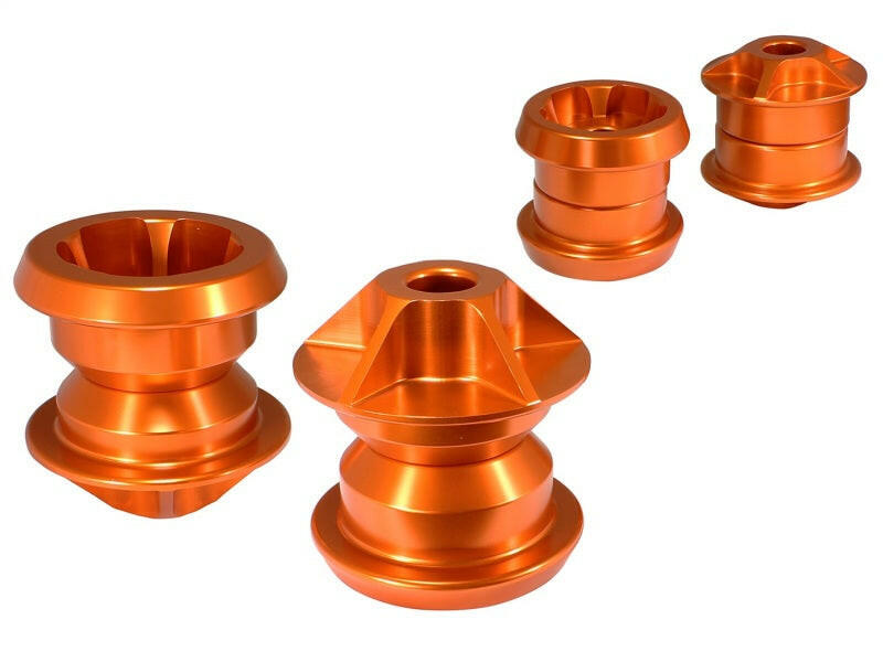 aFe Control PFADT Series Subframe Mount Set; Chevrolet Camaro 10-14 - Orange Engine Mounts aFe