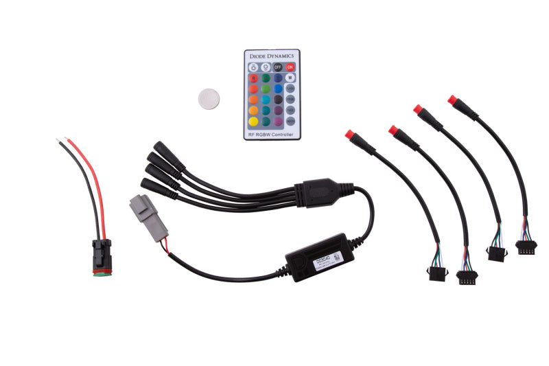 Diode Dynamics RGBW 24-Key M8 RF Controller Light Accessories and Wiring Diode Dynamics