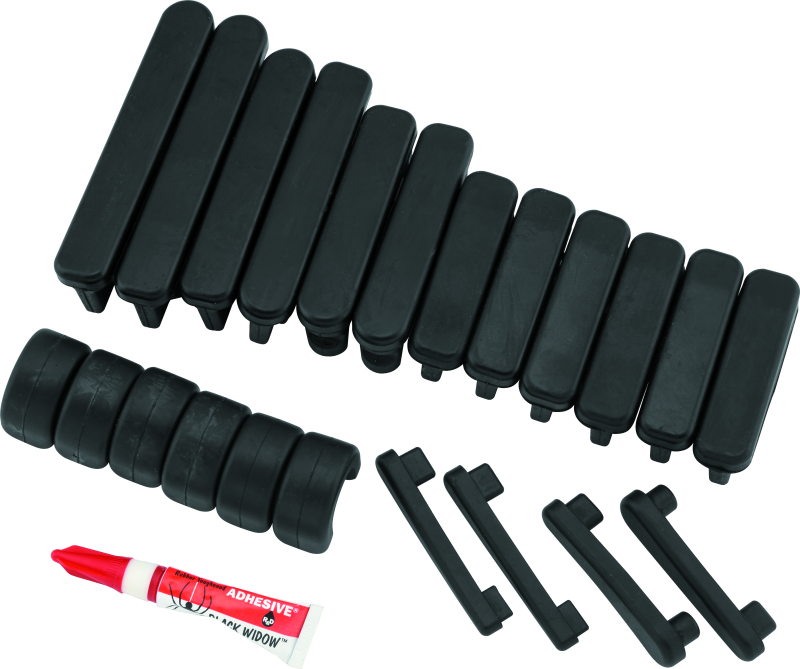 Kuryakyn Full Replacement Rubber Set (22Pcs) Pedal Covers Kuryakyn