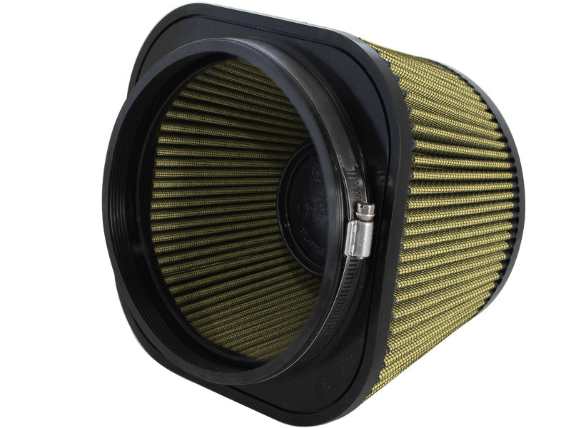 aFe Magnum FLOW Universal Air Filter w/Pro GUARD7 7-1/8IN F x (8-3/4 x 8-3/4 )IN B x 7IN T x 5-3/4IN Air Filters - Universal Fit aFe