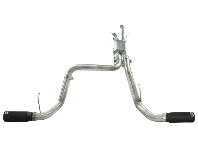 aFe MACHForce XP 2-1/2in to 3in 409 SS Cat-Back Exhaust w/ Black Tips 10-17 Toyota Tundra V8 5.7L Catback aFe