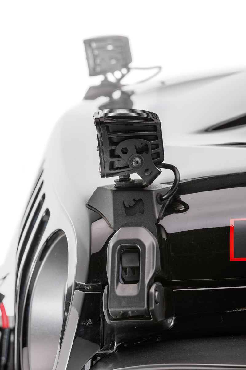Go Rhino 18-20 Jeep Wrangler JL/JLU/Gladiator JT Light Mount - 3in Cube Light Mounts Go Rhino