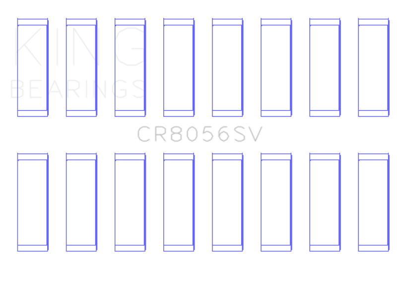 King Engine Bearings Honda Ford 6.7L Diesel Powerstroke Connecting Rod Bearing Set Bearings King Engine Bearings