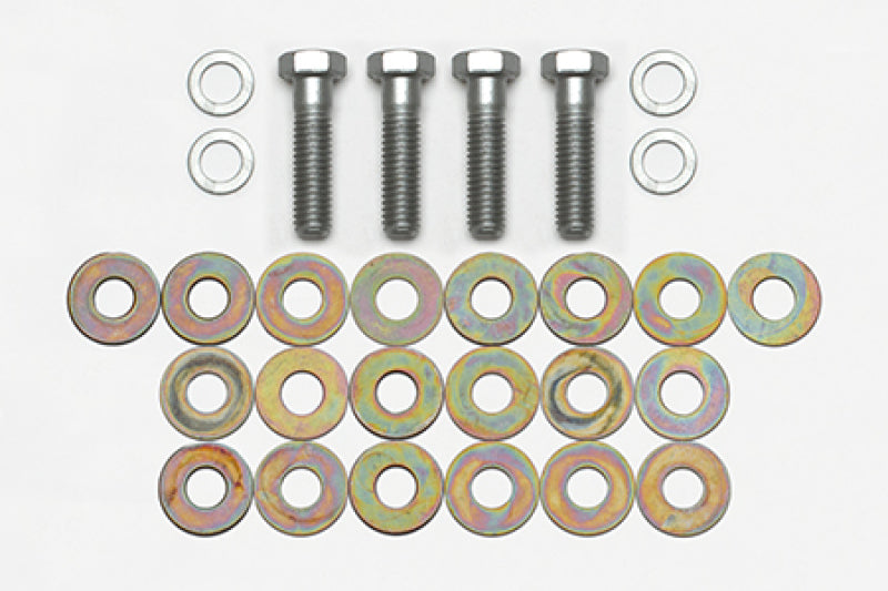 Wilwood - Bracket Bolt Kit 3/8-16x1.50 Large ,W/ Washers + Shims Brake Hardware Wilwood