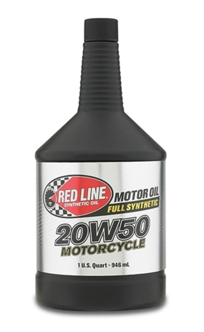 Red Line 20W50 Motorcycle Oil - Quart Motor Oils Red Line