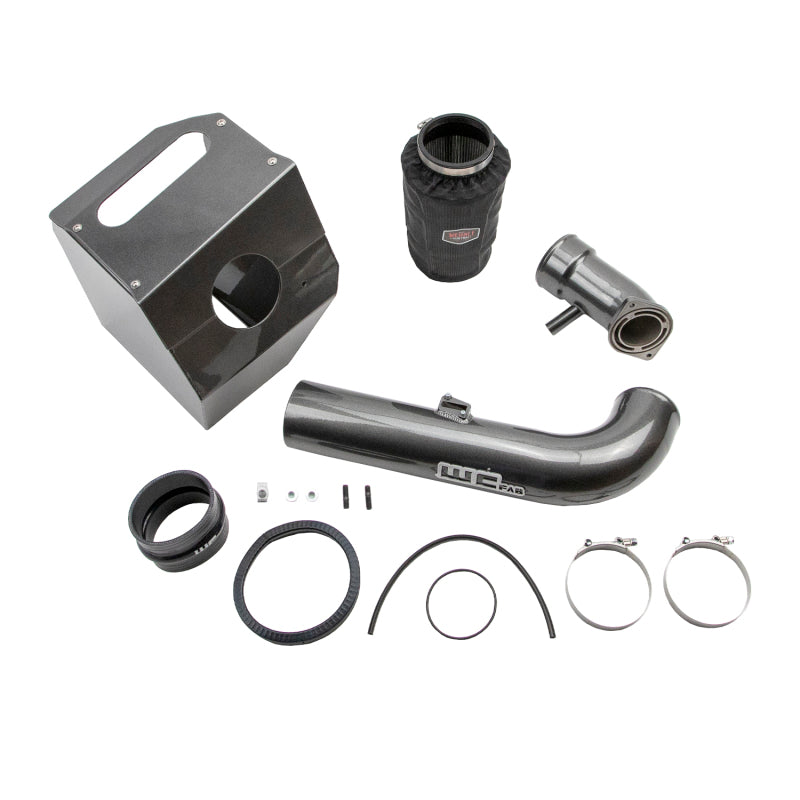 Wehrli 17-19 Duramax L5P 4in. Stage 2 Intake Kit - Flat Black Cold Air Intakes Wehrli