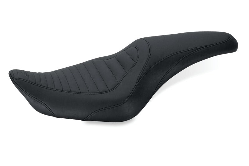 Mustang 04-21 Harley Sportster Tripper Fastback 1PC Seat - Black One-Piece Motorcycle Seats Mustang Motorcycle