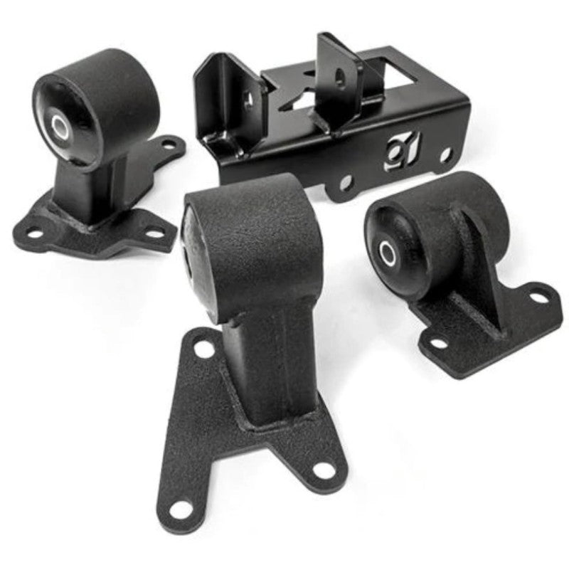 Innovative 94-01 Integra H-Series Black Steel Mounts 95A Bushings Engine Mounts Innovative Mounts