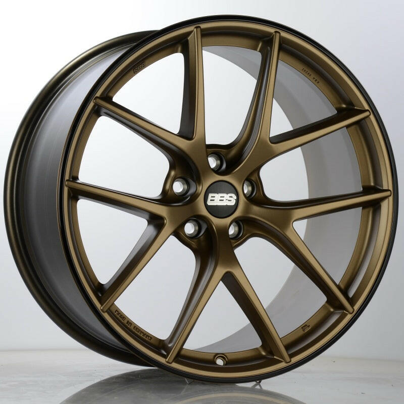 BBS CI-R 19x9 5x120 ET44 Bronze Rim Protector Wheel -82mm PFS/Clip Required Wheels - Cast BBS