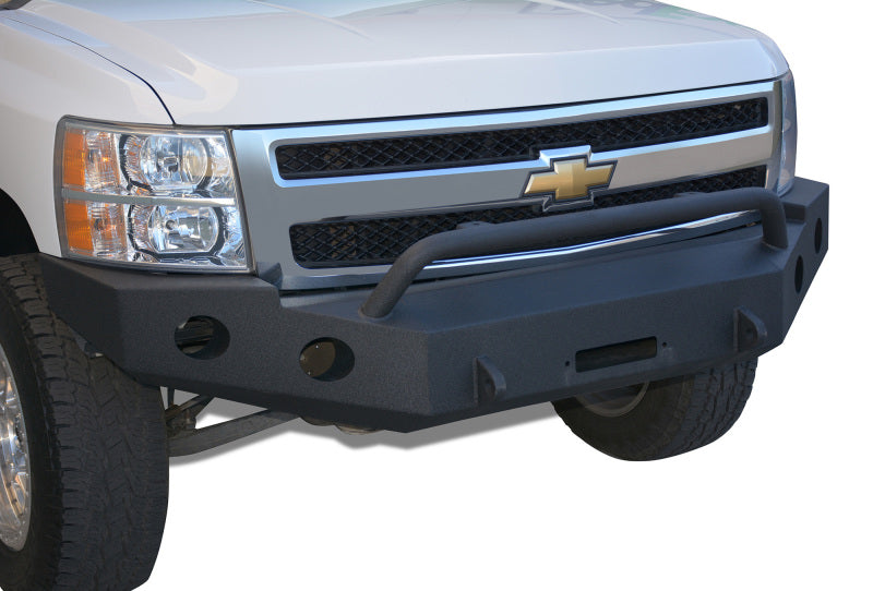 DV8 Offroad 07-13 Chevrolet Silverado 1500 Front Bumper - Black Powdercoat Bumpers - Steel DV8 Offroad