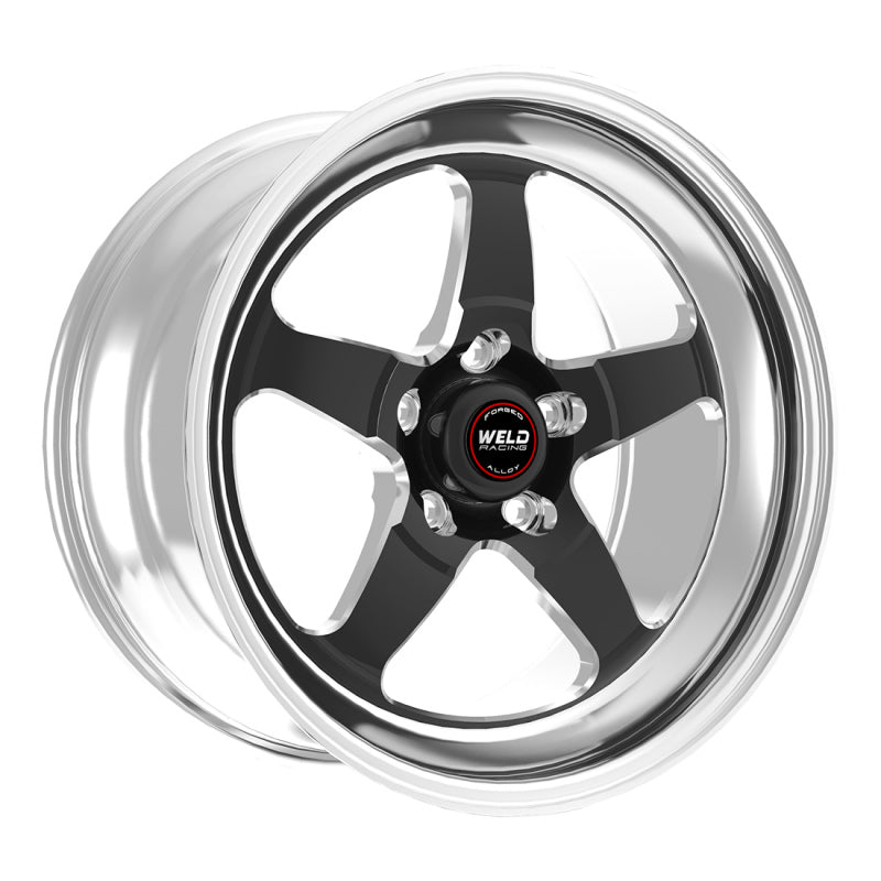 Weld S71 20x10 / 5x4.75 BP / 6in. BS Black Wheel (Low Pad) - Non-Beadlock Wheels - Forged Weld