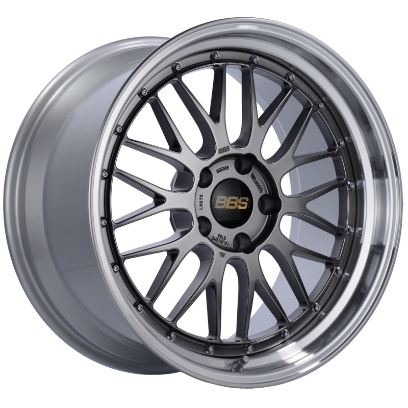 BBS LM 19x10 5x120 ET25 Diamond Black Center Diamond Cut Lip Wheel -82mm PFS/Clip Required Wheels - Forged BBS