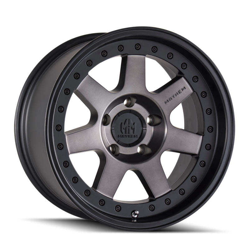Mayhem 8300 Prodigy 20x9 / 8x180 BP / 0mm Offset / 130.8mm Hub Matte Black w/ Dark Tint Wheel Wheels - Cast Mayhem