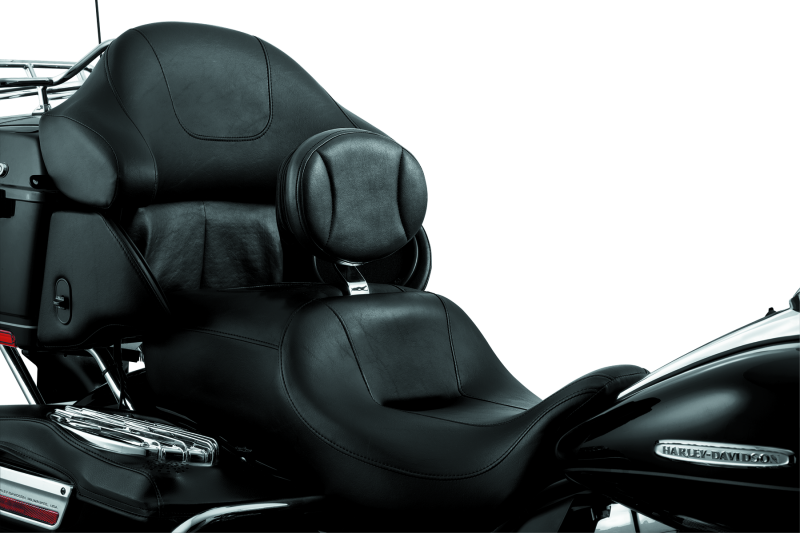 Kuryakyn Plug-In Driver Backrest 97-Up Touring Chrome Seats Kuryakyn