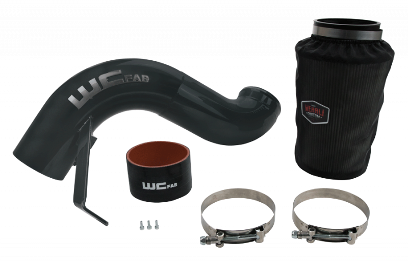 Wehrli 07.5-09 Dodge 6.7L Cummins 4in Intake Kit - Bengal Red Cold Air Intakes Wehrli