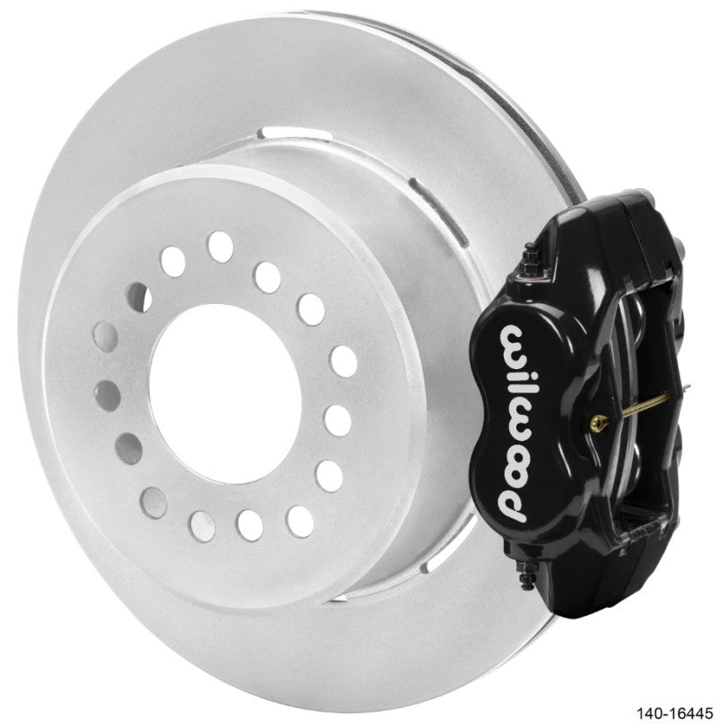 Wilwood Chevrolet 7-5/8in Rear Axle Dynalite Disc Brake Kit 12.19in Rotor -Black Caliper Big Brake Kits Wilwood