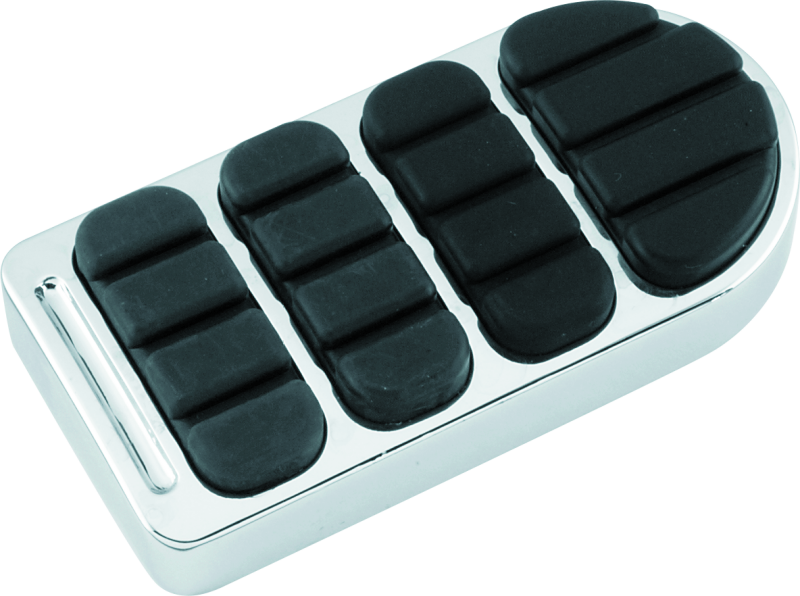 Kuryakyn ISO Longhorn Brake Pedal Pad Chrome Pedals Kuryakyn