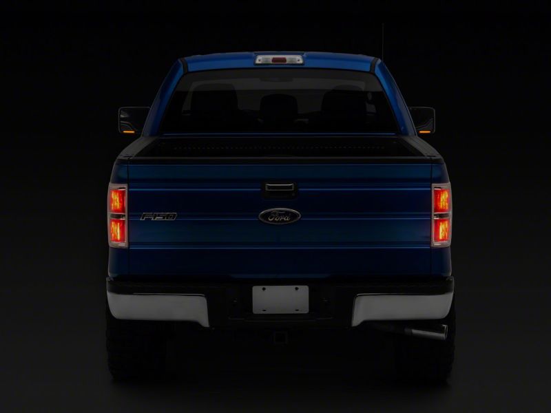 Raxiom 04-14 Ford F-150 Axial Series Side Mirror LED Turn Signal Lights- Smoked Sidemarkers & Indicators Raxiom