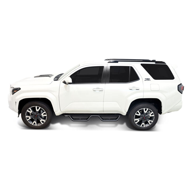Westin 25-26 Toyota 4Runner Outlaw Drop Nerf Step Bars - Textured Black Nerf Bars Westin