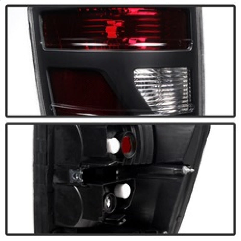xTune Honda Ridgeline Pickup 06-08 OEM Style Tail Lights Red Smoked ALT-JH-HRID06-OE-RSM Tail Lights SPYDER